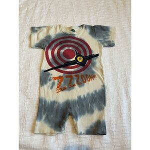 Imagine Greenwear Tie Dye Plane Romper 6-12M